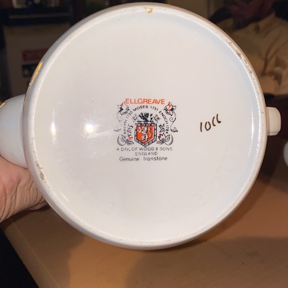 Antique Ellgreave England Centenary #1066 teapot, Genuine Ironstone - Picture 6 of 6